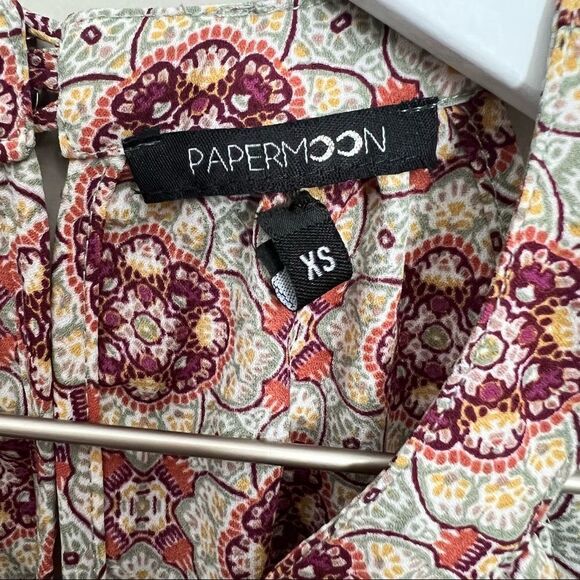 Stitch Fix Papermoon Top Womens XS Boho Sleeveless Halter Blouse - Picture 5 of 5